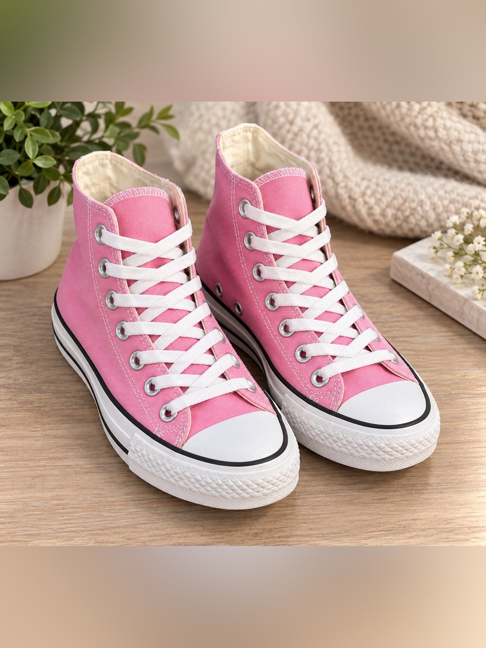 Converse Chuck Taylor All Star Platform High Top Pink Sneakers